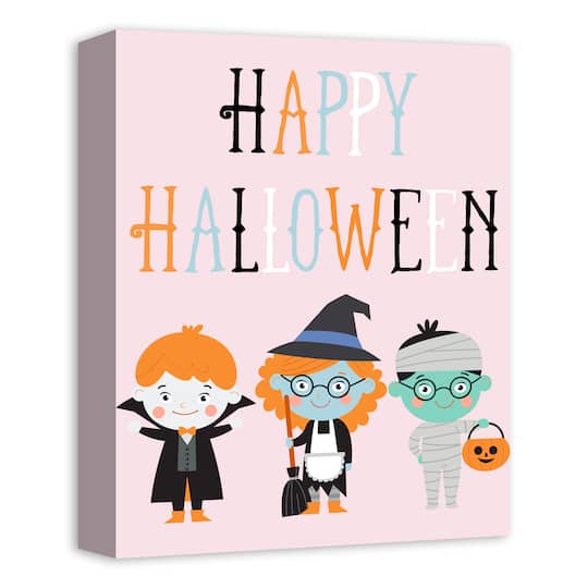 Halloween Costumes Canvas Wall Art
